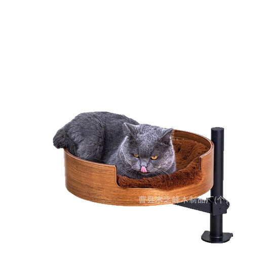 Cross - border desktop suspended cat climbing frame desk cat bed round cat bed computer table cat basin pet mat cat bed - Desk nest | Buy at Cat