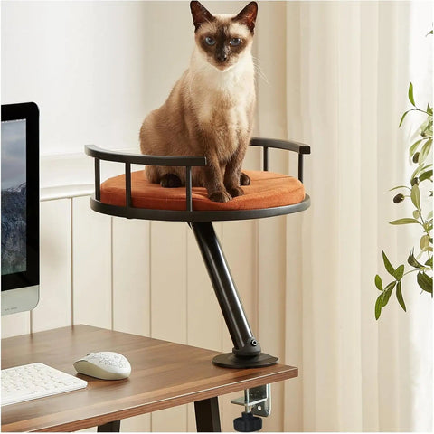 Indoor Apartment Elevated Cat Nest Desk Perch Desktop Cat Bed for Home Office Perch Accessories for Work - Desk nest | Buy at Cat